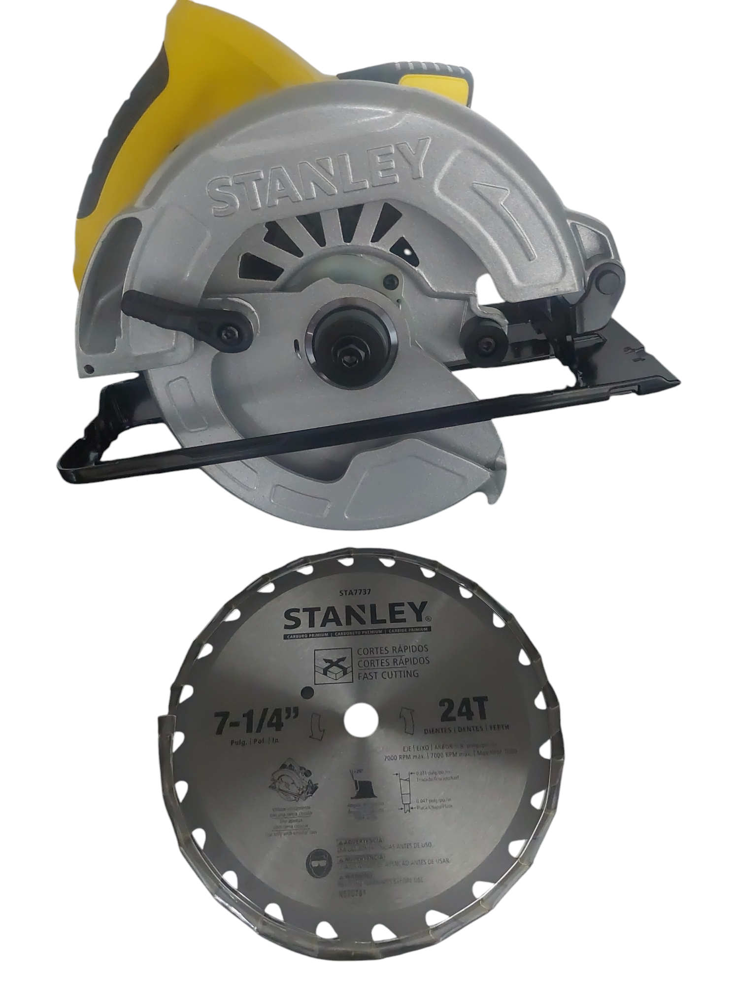 Sierra Circular Eléctrica Stanley 7-1/4"